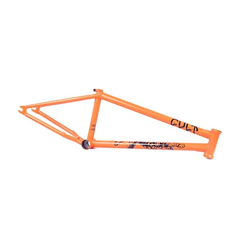 CADRE BMX CULT WALSH (RUSSEL COLORWAY) 20,75'' ORANGE